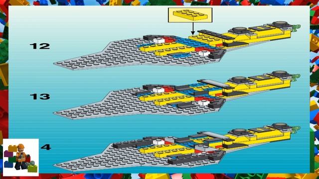 LEGO instructions - Aquazone - 6180 - Hydro Search Sub смотреть онлайн