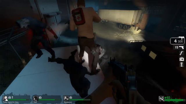COOP Прохождение Left 4 Dead#2-Роковой Полёт смотреть онлайн