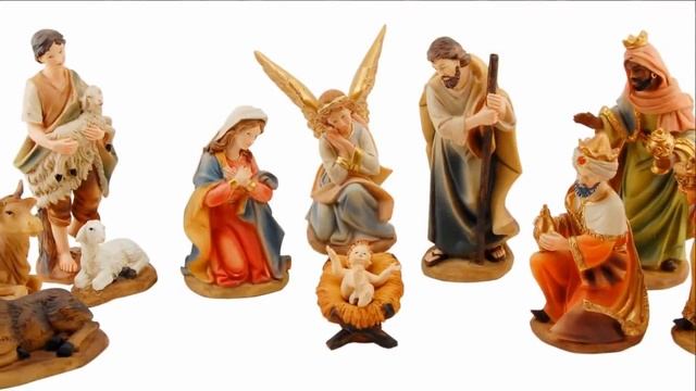 11pc Resin Nativity Set смотреть онлайн