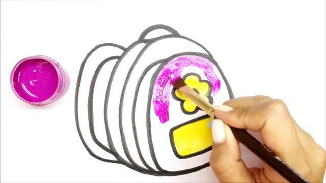 Bolajon Uchun Orqa Xalqa Rasm Chizish Va Bo'yash |  сурет салу рюкзак | Backpack Drawing