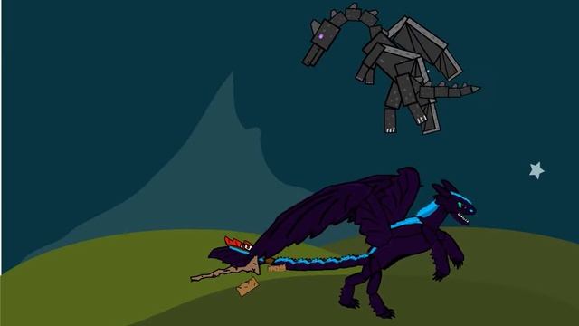 Дракон minecraft vs Беззубик смотреть онлайн