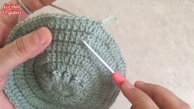 Tığ İşi Kolay Bebek Şapkası/Lora (Laura)Bebek Şapkası/İngiliz Tarzı Bebek Şapkası/6-12 Ay Için