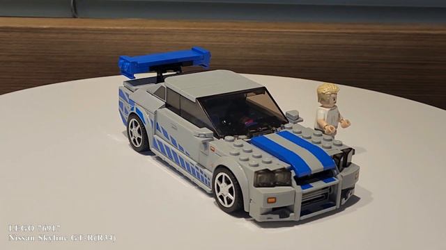 LEGO 76917 Nissan Skyline GT-R(R34) / 레고 76917 니산 스카이라인 GT-R смотреть онлайн