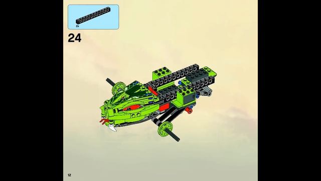 Lego Building Instructions - Ninjago - 9445 - Fangpyre Truck Ambush смотреть онлайн