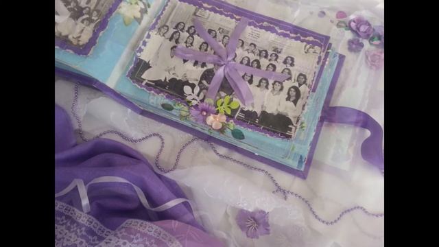 Фотоальбом своими руками. Скрапбукинг. Мой первый альбом .Подарок. смотреть онлайн