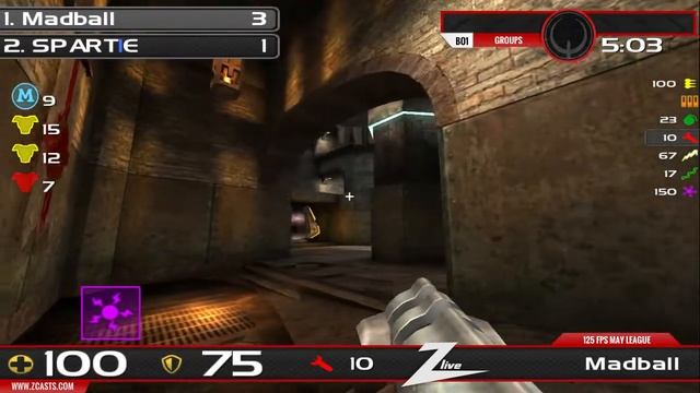 125 FPS May 14 - Group B1 - spart1e vs madball смотреть онлайн