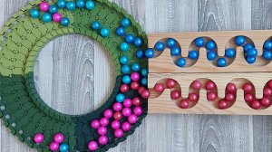 Залипательный АСМР с шариками марблс в лабиринте и в воде / ASMR без музыки и без разговоров