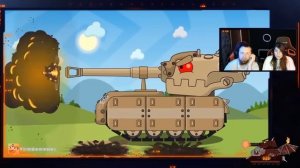 РЕАКЦИЯ на Все серии Япония против США - Мультики про танки