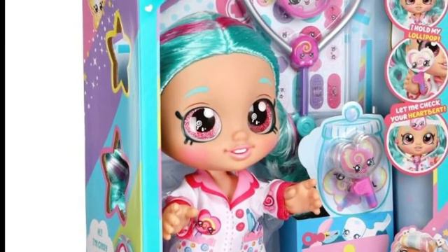 Kindi Kids Fun Time 10 Inch Doll, Dr Cindy Pops with Stethoscope and Shopkins Inspired Lollipop смотреть онлайн
