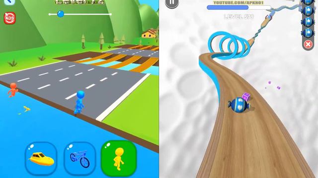 Going Balls VS Coin Rush Sky Rolling Ball 3D Ball Run 2048 Sandwich Runner Juice Run Smile Rush #7 смотреть онлайн