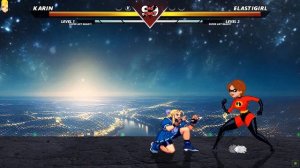 Elastigirl vs Karin | Mugen Fighting Games