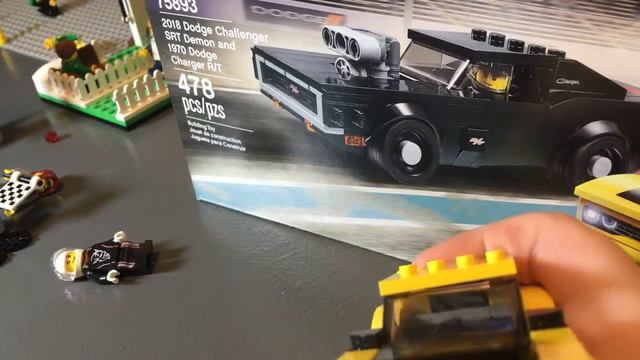 LEGO Speed Champions 2018 Dodge Challenger SRT Demon and 1970 Dodge Charger R/T review смотреть онлайн