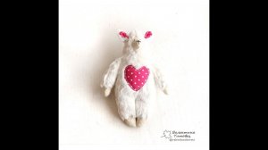 Овечка из плюша. Видео мастер-класс + выкройка