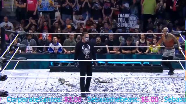 Stings Final Match  - AEW Revolution 2024