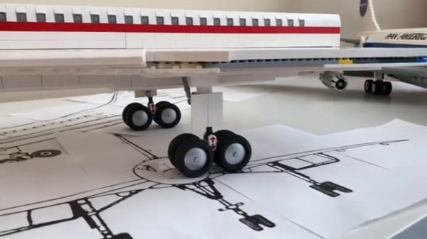 LEGO Concorde!! Landing Gear, Interior and More!!