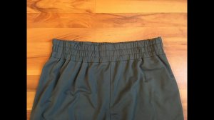 Пояс с тремя резинками на трикотажных штанах. Мастер-класс.