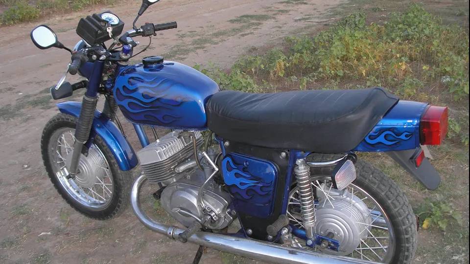 ИЖ Юпитер 5 СИНИЙ ОГОНЬ.mp4 смотреть онлайн