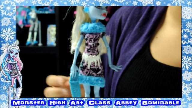 Monster High Art Class Abbey Bominable Dolls Review By WookieWarrior23 смотреть онлайн