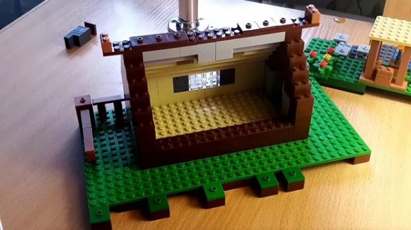 Лего майнкрафт. Как сделать лего дом. (Часть 2) (part 2)