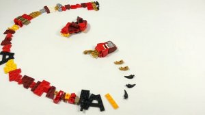 LEGO Ninjago Fire Dragon Attack (71753) Stop Motion Speed Build
