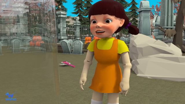 Scary Teacher Nick And Tani Fairy Pool VS Team Doll Squid Game 2 | Scary Teacher 3D Ezxy Kingmo