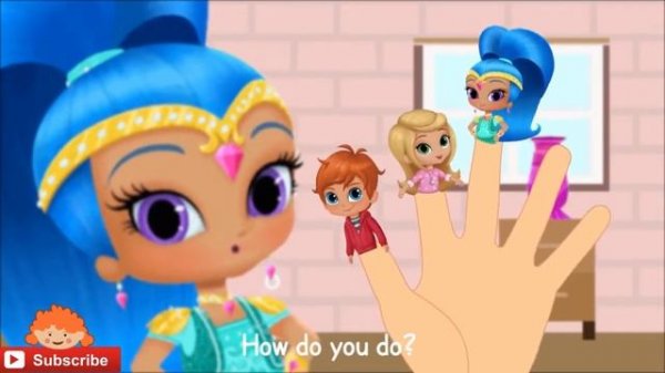 Shimmer and Shine   Finger Family  Nursery rhymes Shimmer and Shine song HD 2016