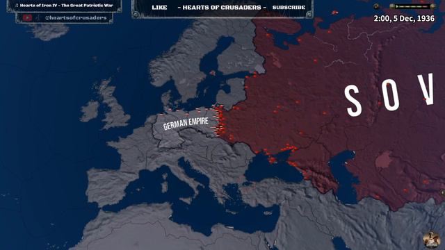 1936 FULL TECH GERMANY VS FULL TECH USSR [HOI4 Timelapse] смотреть онлайн