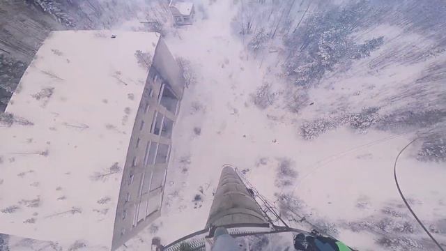Роупджампинг. СПБ. Объект гвоздь 44 метра. смотреть онлайн