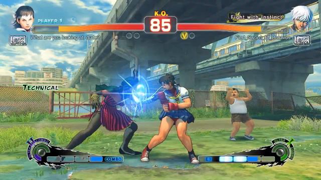 Ultra Street Fighter IV battle: Sakura vs Elena смотреть онлайн