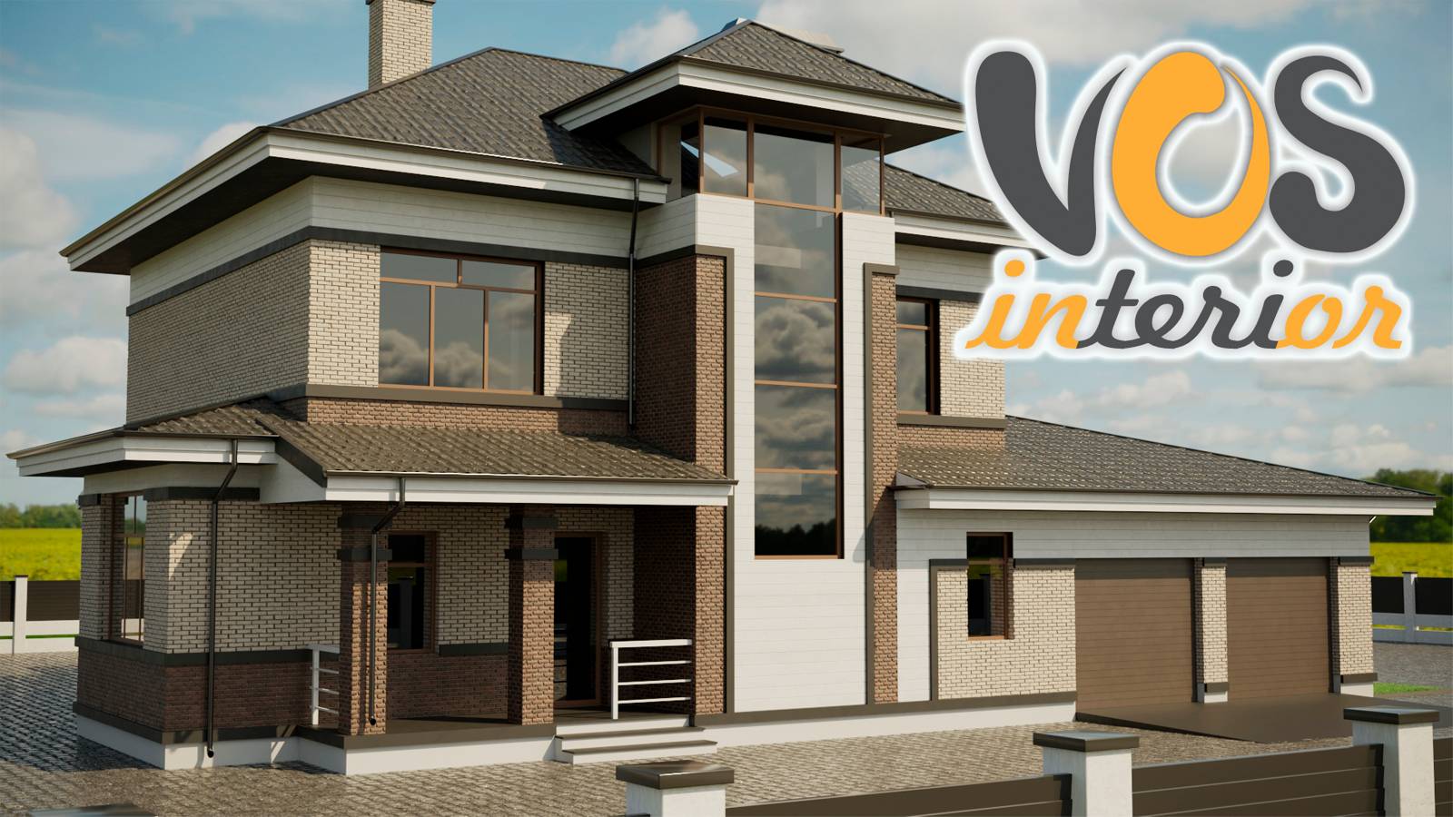 Проект двухэтажного дома для большой семьи