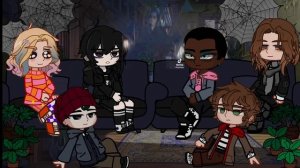 nevermore react to Wednesday addams