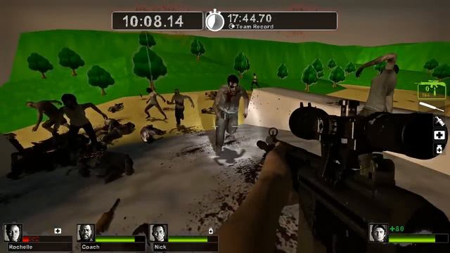 Left 4 Dead 2 - Super Mario 64 Castle Custom Survival Map Gameplay Walkthrough смотреть онлайн