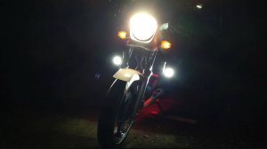 Как подключить доп свет на мотоцикл Как улучшить свет Honda CB400