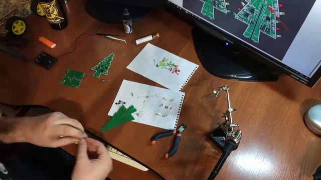LED Christmas Tree, AliExpress CTR-30 DIY смотреть онлайн