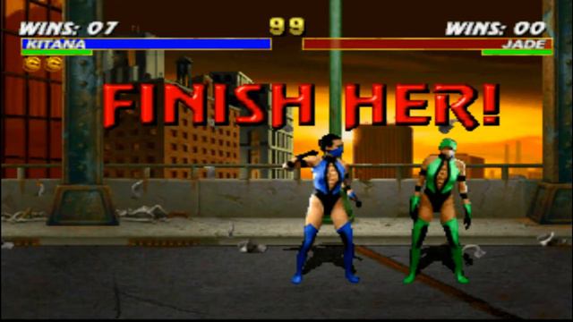 [PS1] Mortal Kombat Trilogy - Kitana - Classic brutality & fatality & animality смотреть онлайн