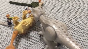 Анкилозавр против индоминус рекс Лего анимация часть 2