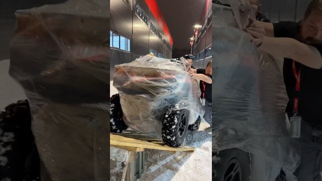 Отправляем квадроцикл на вручение победителю в Улан-Уде смотреть онлайн