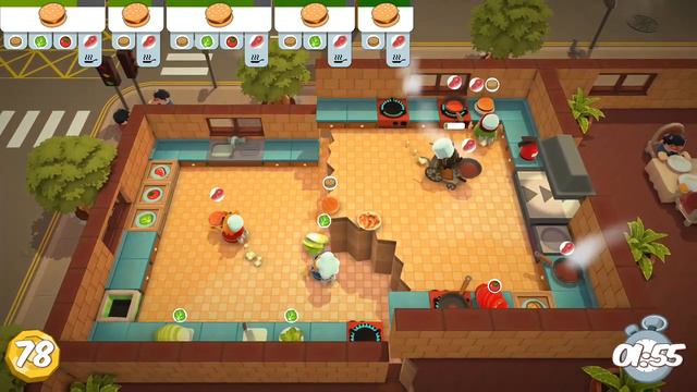 Overcooked / 1-6 / 4 player coop / 2 stars смотреть онлайн