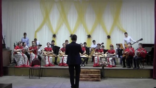 Р. Вильданов Огненные дороги Оркестр русских народных инструментов "Лель" ДШИ ст. Крыловской