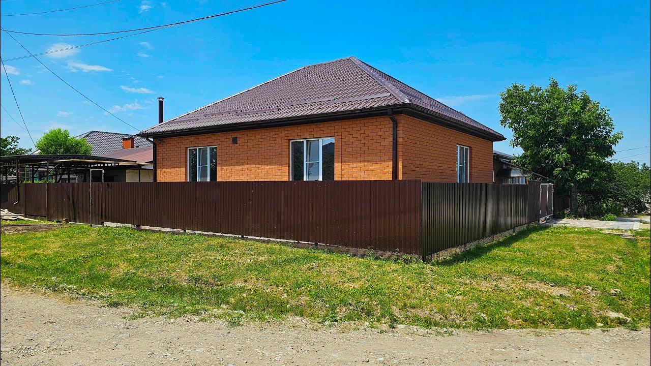 Новый дом с отделкой и участком под семейную ипотеку | Станица Северская сельская ипотека смотреть онлайн