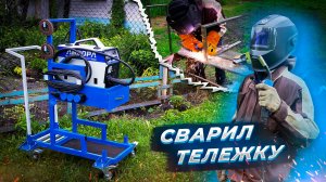 СВАРИЛ ТЕЛЕЖКУ ДЛЯ ПОЛУАВТОМАТА АВРОРА ДИНАМИКА!