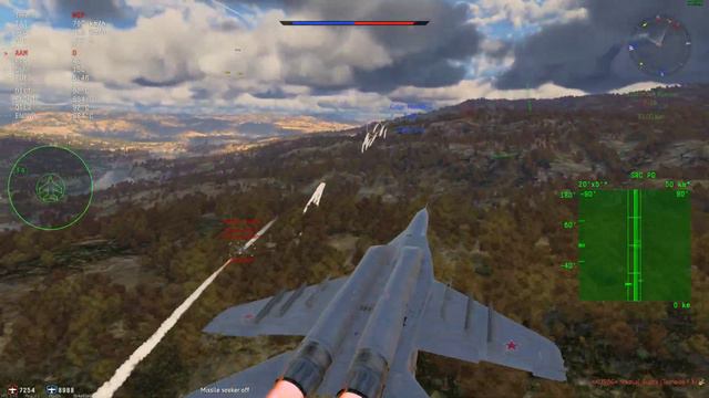 the (only) correct way to use R-73 in War Thunder смотреть онлайн