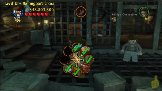 Lego Pirates of the Caribbean: Level 13 Norringtons Choice - FREE PLAY (Minikits and Compass) - HTG смотреть онлайн