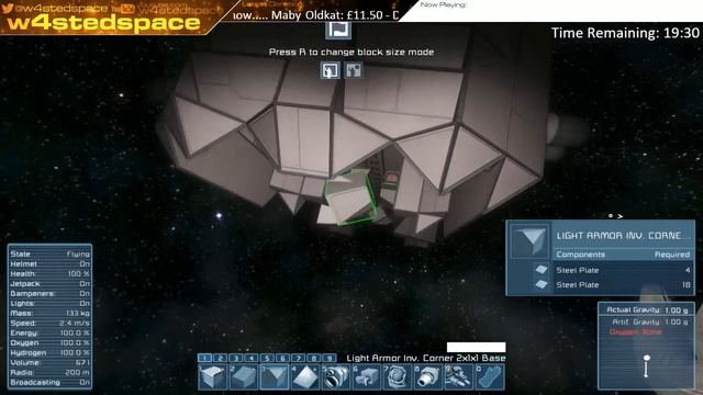 Space Engineers - LIVE 1 HOUR BUILD CHALLENGE #1 - Drone Carrier смотреть онлайн