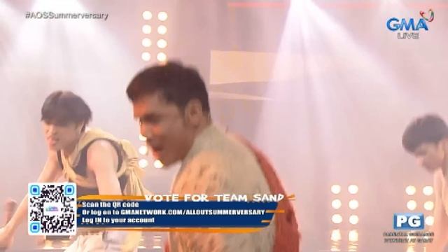 Performance of the champions! Team Sand goes all-out on their Summerversary entry! | All-Out Sunday смотреть онлайн