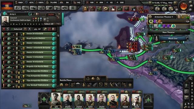 Hearts of Iron 4-Greater Armenia #13 Taking Stalingrad смотреть онлайн