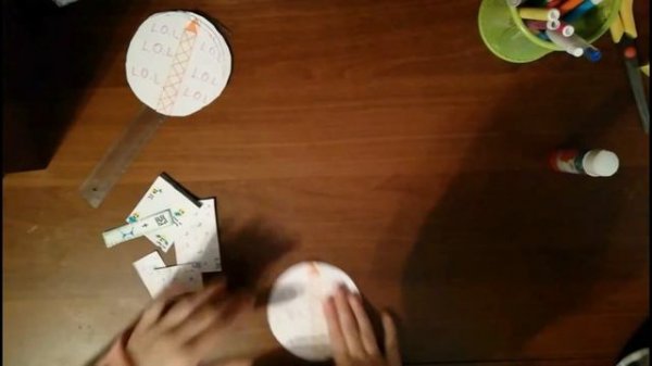 Самодельная, бумажная кукла ЛОЛ L.O.L.