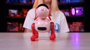 Собака IQ BOT DOG ходит поёт работает от батареек цвет розовый ( Арт ДетМир - 1000676456 )