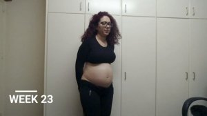 PREGNANCY BELLY TRANSFORMATION | Week By Week Progress