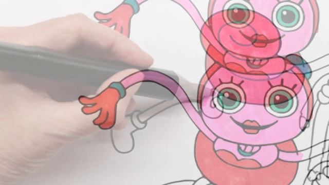 Mommy Long Legs Coloring Pages ( Poppy Playtime ) Song: Syn Cole - Gizmo [NCS Release] #huggywuggy